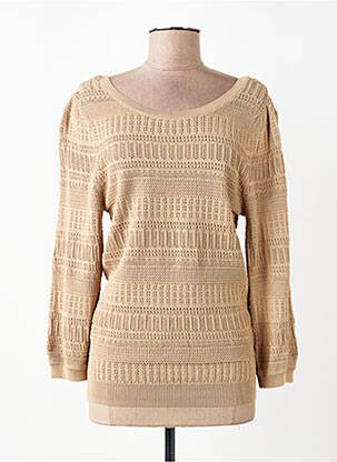 Pull beige MORGAN femme