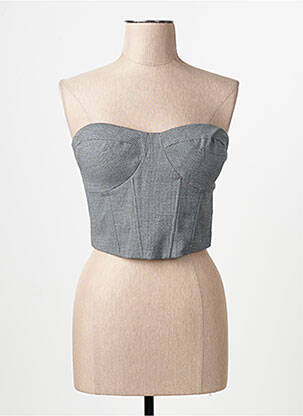 Top gris MORGAN femme