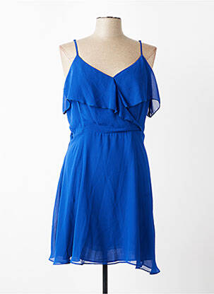 Robe courte bleu NAF NAF femme