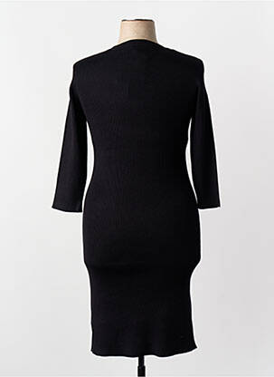 Robe pull noir ZABAIONE femme