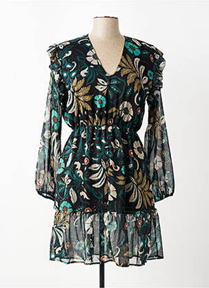 Robe mi-longue vert ARTIGLI femme