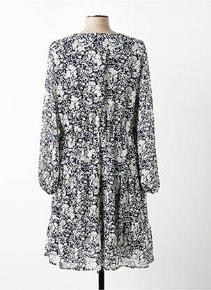 Robe mi-longue bleu ZABAIONE femme