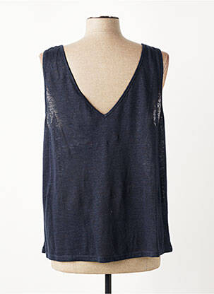 Débardeur bleu MANGO femme