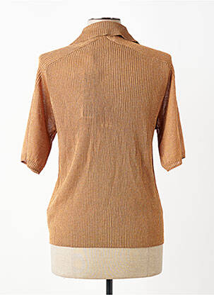 Polo marron ASTRID BLACK LABEL femme