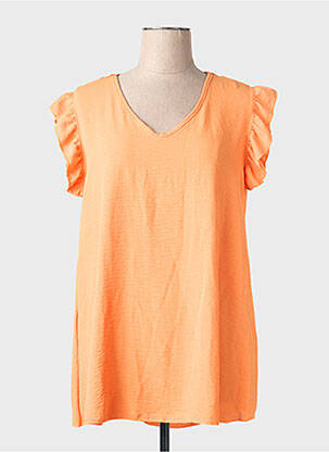 Top orange TERRA DI SIENA femme
