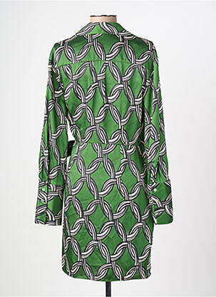 Robe mi-longue vert MANGO femme