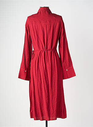 Robe mi-longue rouge MANGO femme