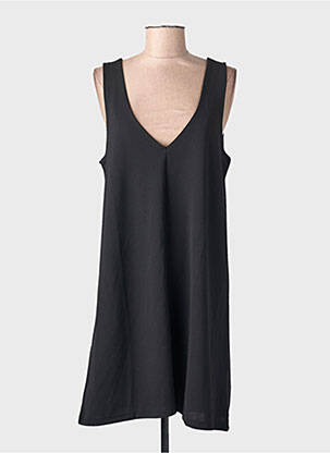 Robe courte sans manche sans manche noir JACQUELINE DE YONG femme