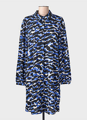 Robe mi-longue bleu VERO MODA femme