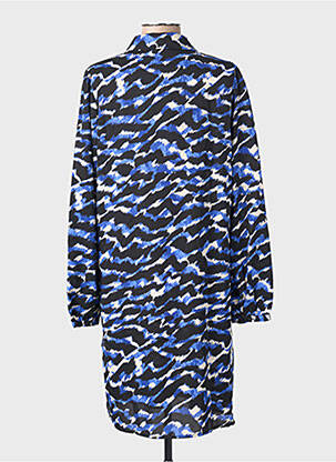 Robe mi-longue bleu VERO MODA femme