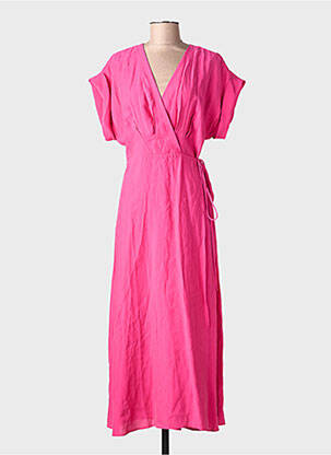 Robe courte rose MANGO femme
