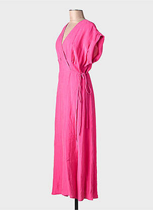 Robe courte rose MANGO femme