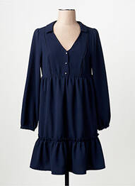 Robe mi-longue bleu NAF NAF femme