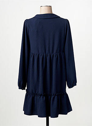 Robe mi-longue bleu NAF NAF femme