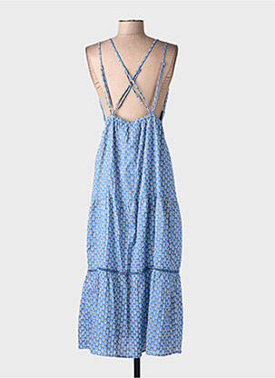 Robe longue bleu MANGO femme