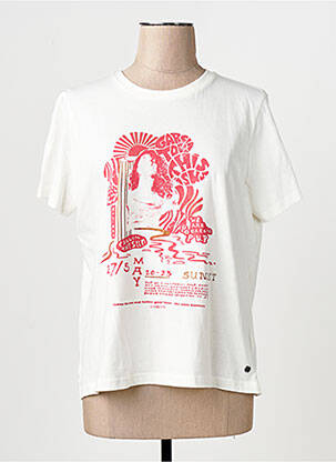 T-shirt blanc GARCIA femme