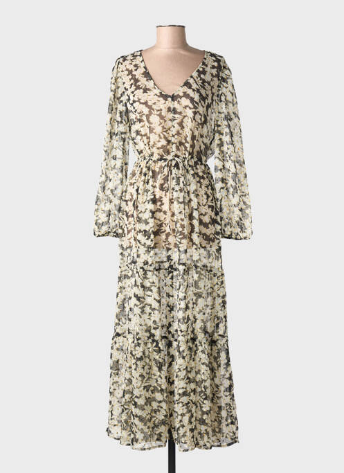 Robe longue noir MANGO femme
