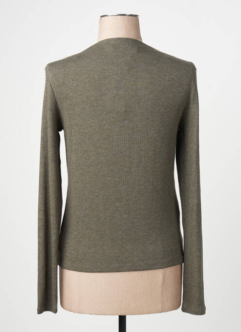 T-shirt vert MANGO femme