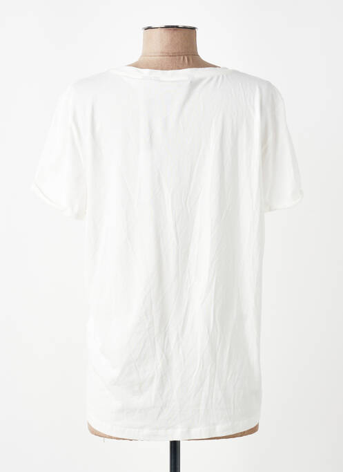 T-shirt col v manches courtes blanc VERO MODA femme