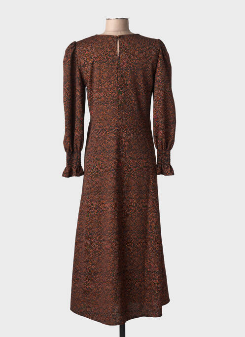 Robe longue orange MANGO femme