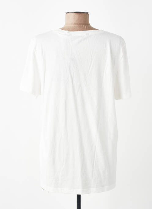 T-shirt col rond manches courtes blanc VERO MODA femme
