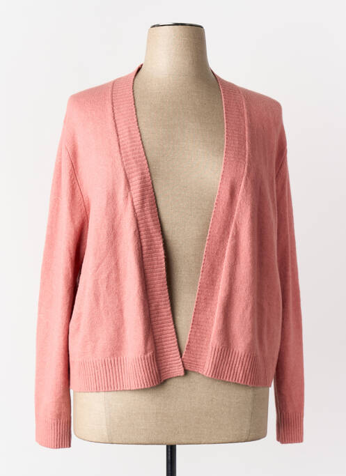 Gilet manches longues rose TOM TAILOR femme