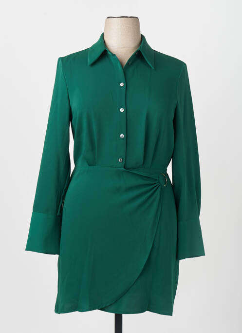 Robe mi-longue vert MANGO femme