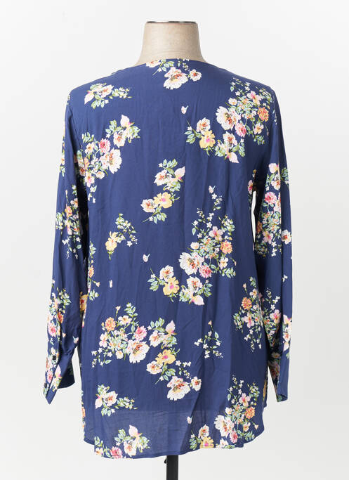 Chemisier coupe droite bleu CARMAKOMA femme