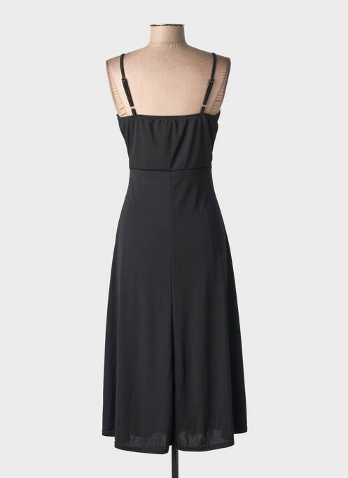 Robe mi-longue noir MORGAN femme