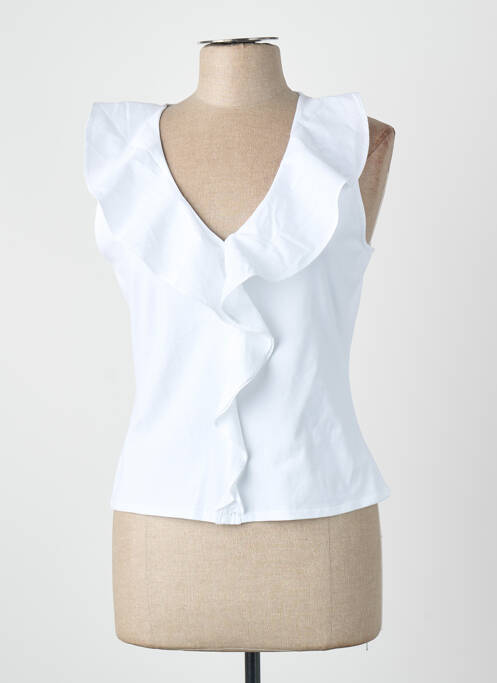 Débardeur blanc MANGO femme