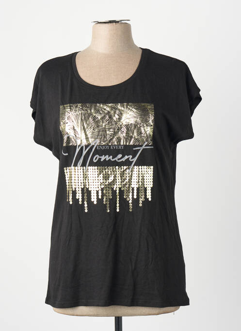 T-shirt noir ZABAIONE femme