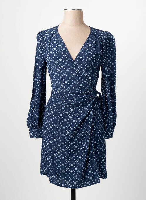 Robe mi-longue bleu PEPE femme