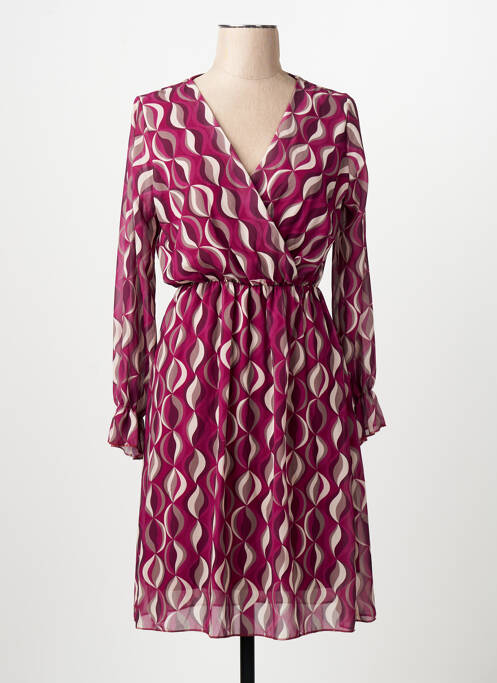 Robe mi-longue violet ZABAIONE femme