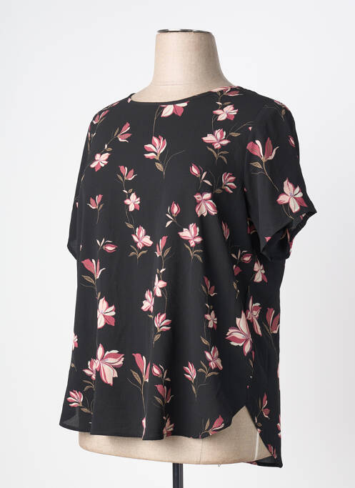 T-shirt coupe droite noir CARMAKOMA femme