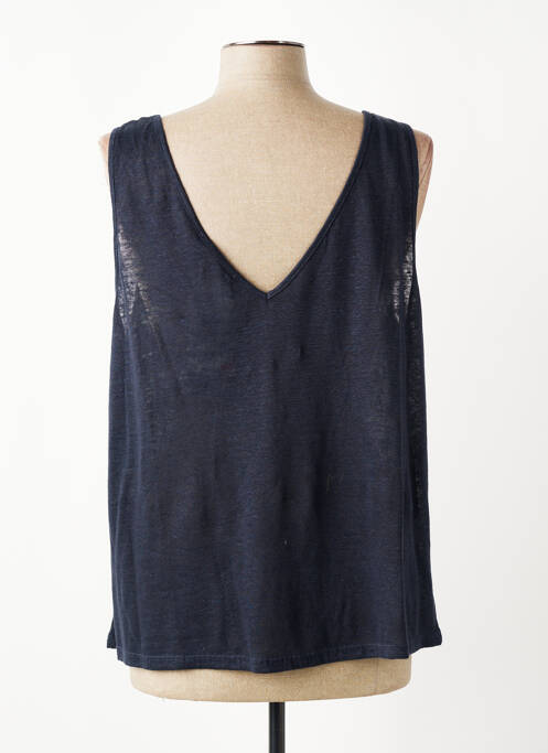 Débardeur bleu MANGO femme