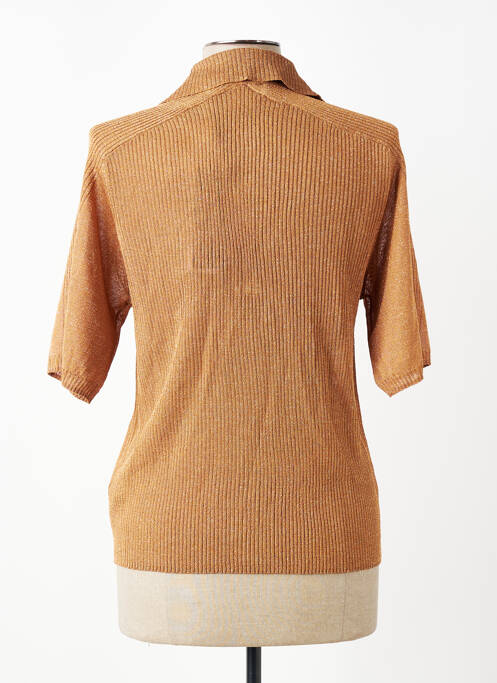 Polo marron ASTRID BLACK LABEL femme