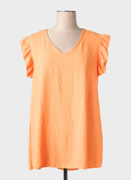 Top orange TERRA DI SIENA femme