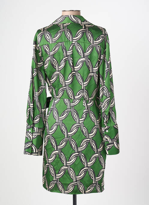 Robe mi-longue vert MANGO femme