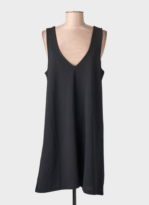 Robe courte sans manche sans manche noir JACQUELINE DE YONG femme