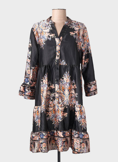 Robe mi-longue noir JS MILLENIUM femme
