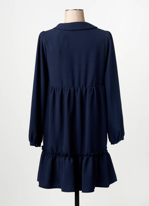 Robe mi-longue bleu NAF NAF femme