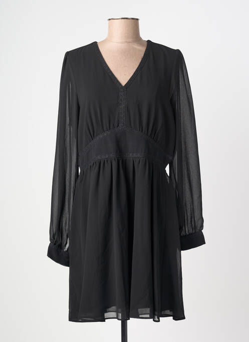 Robe mi-longue noir NAF NAF femme