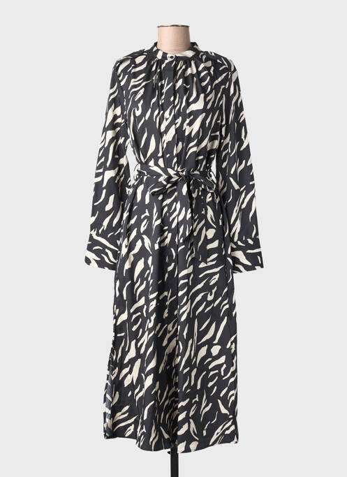 Robe longue noir MANGO femme