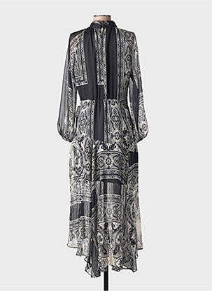 Robe longue noir MANGO femme