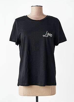 T-shirt coupe droite noir VERO MODA femme