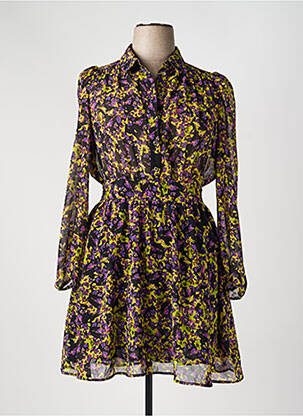 Robe mi-longue violet MORGAN femme