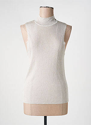 Débardeur beige MANGO femme