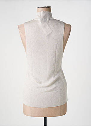 Débardeur beige MANGO femme