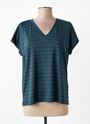 T-shirt bleu STREET ONE femme