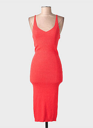 Robe courte col v rose VERO MODA femme